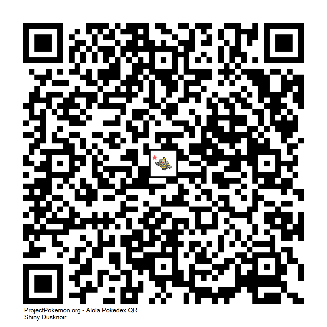Cdigo QR de Dusknoir variocolor